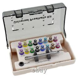Dental Universal Implant Prosthetic Kit 16 Pcs Hand Driver Hex Drill Wrench Tool