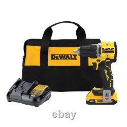 Dewalt Atomic 20-Volt Lithium-Ion Cordless Compact 1/2 In. Drill/Driver Kit