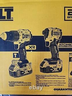 Dewalt DCK2050M2 20V XR 1/2 in. Hammer Drill 1/4 in. Atomic Impact Driver Kit