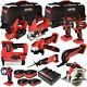 Excel Exl5065 18v 10 Piece Power Tool Kit With 4 X Batteries & Charger In Bag