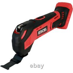 Excel EXL551B 18V Oscillating Multi Tool Cutter with Quick Release Blade Body