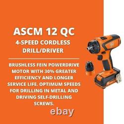 Fein 71161061090 ASCM 12QC Cordless Drill
