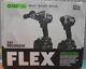 Flex Fxm202-2b 24v Cordless 2-speed Hammer Drill & Impact Driver Combo Kit