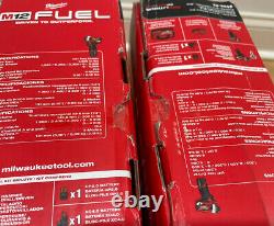 Four Milwaukee 2598-22 M12 FUEL 12V 2-Tool Hammer Drill and Impact Driver Kits