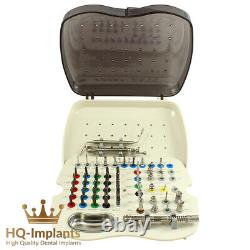 Full Implan tation Sur gical Kit Medical Dental Instrument Tools Drills, Drivers