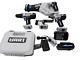 Hart 20-volt Cordless 4-tool Combo Kit & 200-piece Drill & Driver Saw + Bag