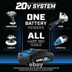 HART 3-Tool 20-Volt Cordless Drill/Driver Circular Saw LED L & Bag with2 Batteries