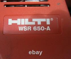 HILTI WSR 650-A 24V reciprocating saw BARE TOOL, FAST SHIPPING