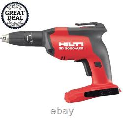 Hilti Drywall Screw Driver 22V Lithium Ion 1/4 In Hex Brushless Motor Power Tool