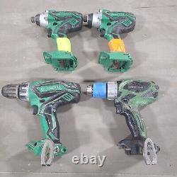 Hitachi 18v Impact/drill Driver Hammer Drill Lot Cordless Tools