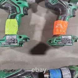 Hitachi 18v Impact/drill Driver Hammer Drill Lot Cordless Tools