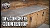 How To Make A Diy Concrete Countertop