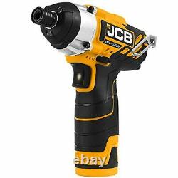 JCB Tools 12V Power Tool Kit Compact Drill Driver and Impact Driver Set2