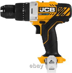 JCB Tools 20V, 6-Piece Power Tool Kit Hammer Drill Driver, Impact Driver, Re