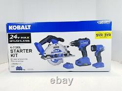 Kobalt 4-tool 24-volt Max Lithium Lon Brushless Cordless Kit