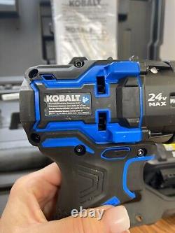 Kobalt XTR 1518741 24V Max Brushless Hammer Drill/Driver Kit WithBattery & Charger