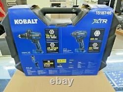 Kobalt Xtr 3-Tool 24-Volt Max Brushless Power Tool Combo Kit #1518746 -NEW