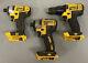 (lot Of 3) Pre-owned Misc Dewalt Drills Tool Only