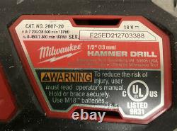 (LOT OF 7) BROKEN Milwaukee Drill Drivers (2607-20, 2606-20, 2801-20, & 2902-20)