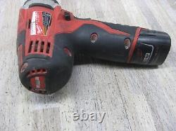 Lightly Used-MILWAUKEE M12 12V 2455-20 NO-HUB COUPLING DRILL DRIVER With A BATTERY
