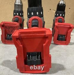 Lot Of 3 Milwaukee 2606-20 M18 Compact 1/2 Drill Driver Tool Only