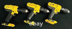 Lot of 3x DeWalt DCD771 1/2 Inch Drill Drivers TOOL ONLY Tested