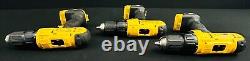 Lot of 3x DeWalt DCD771 1/2 Inch Drill Drivers TOOL ONLY Tested