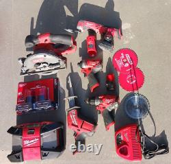 Lot of Milwaukee m12 tools some fuel brushless great working condition