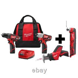 M12 Cordless Combo Kit 3-Tool Combo Kit 12-Volt Lithium-Ion With M12 Multi-Tool