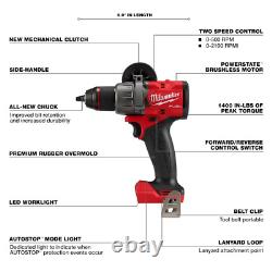 M18 FUEL 18V Lithium-Ion Brushless Cordless 1/2 In. Hammer Drill/Driver Tool-On