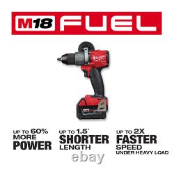 M18 Fuel 18-Volt Lithium-Ion Brushless Cordless 1/2 In. Hammer Drill/Driver Too