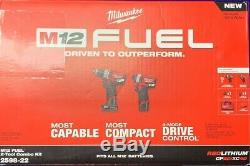 MILWAUKEE FUEL 2-Tool Combo Kit 1/2 In Hammer Drill & 1/4 In Hex Impact Driver