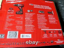 MILWAUKEE TOOLS 2606-22CT 1/2 DRILL DRIVER with Two 18V batteries, charger, bag