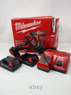 MILWAUKEE TOOLS 2606-22CT 1/2 Drill Driver Kit Open Box Two 18V Batteries Bag