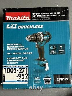 Makita 18V Cordless Hammer Driver Drill (XPH12Z) (Tool Only)