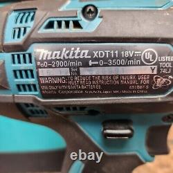 Makita 18v 2 Drills / 1 Impact Driver Tool Set XFD10 / XDT11/ LXFD01