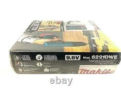 Makita 9.6V 3/8 Cordless Driver Drill 10 Pc Bit Set 2 Batteries 6221DWE NIB