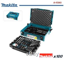 Makita Accessories 100pcs B-45060 Multi-Bits Drill Driver Set Tool Kit