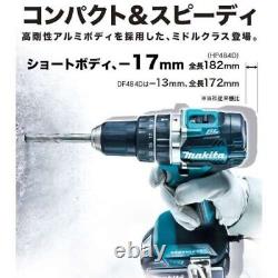 Makita DF484DZB Rechargeable Driver Drill Black Tool Only No BATTERY 18V