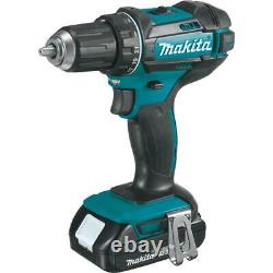 Makita Drill/Impact Driver 18-Volt Lithium-Ion Charger/Battery/Tool Bag Included
