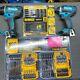Makita Driver Drill And Impact Driver Combo Tools Only With 135 Pcs Bit Set