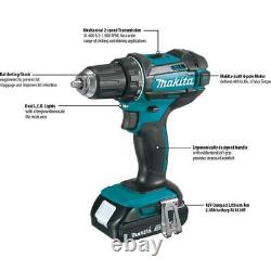 Makita Driver-Drill/Impact Driver Combo Kit 18V Cordless with Charger+Tool Bag