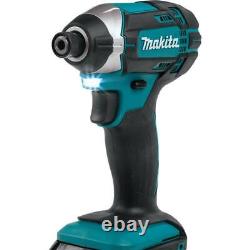 Makita Driver-Drill/Impact Driver Combo Kit 18V Cordless with Charger+Tool Bag