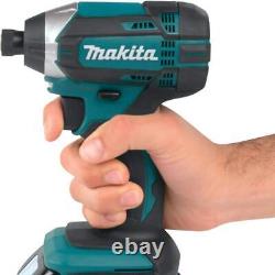 Makita Driver-Drill/Impact Driver Combo Kit 18V Cordless with Charger+Tool Bag