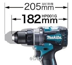 Makita HP001GZ 40Vmax Brushless Hammer Vibration Driver Drill 150N? M Body Only
