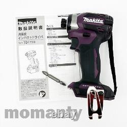 Makita TD173DZ Impact Driver TD173DZAP Purple 18V 1/4 Brushless Tool Only