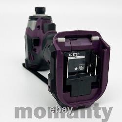 Makita TD173DZ Impact Driver TD173DZAP Purple 18V 1/4 Brushless Tool Only