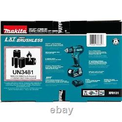 Makita XFD131-R 18V LXT Lithium-Ion Brushless Cordless 1/2 Driver-Drill Kit