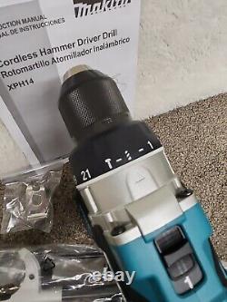 Makita. XPH14Z. 18 Volt LXT Lithium-Ion 1/2 Hammer Drill Driver. Tool Only. New