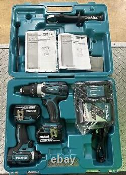 Makita XT263M 18-Volt 4.0Ah 2-Tool Impact Driver and Drill Driver Combo OFS